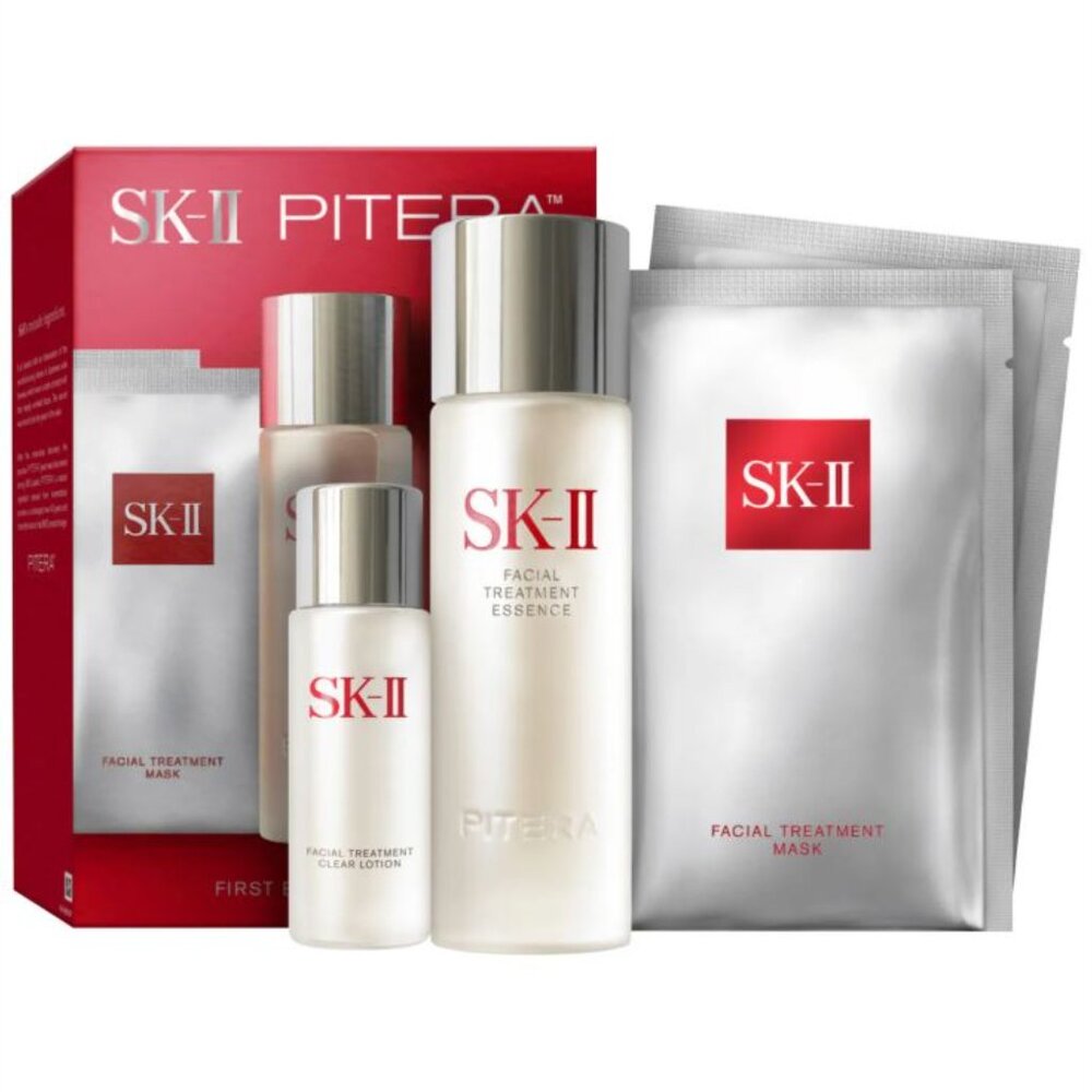 NEW SK-II Pitera First Experience Kit - Facial Essence, Lotion, 2x Face Masks